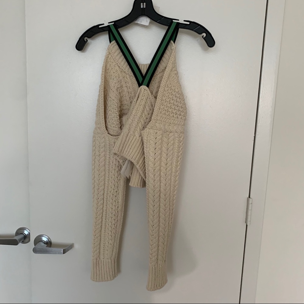 ck205w39nyc back elastic sweater size xs